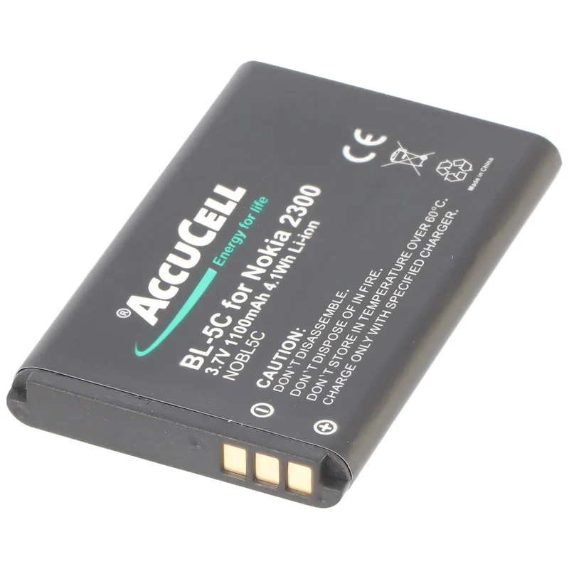 AccuCell Akku passend für den Handy Akku Wiko RIFF mit 1100mAh, 3,7 Volt