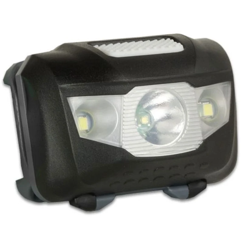 Arcas 5 Watt LED Kopflampe mit 7 Funktionen, max. 160 Lumen, inklusive 3 AAA, Micro LR03 Batterien