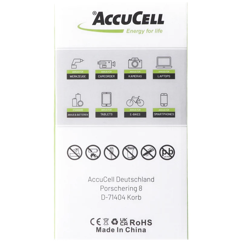 AccuCell FUB05AA Akku BA205030, FBFUB05N, BA205030, BA225000 NiMH Akku 2000mAh
