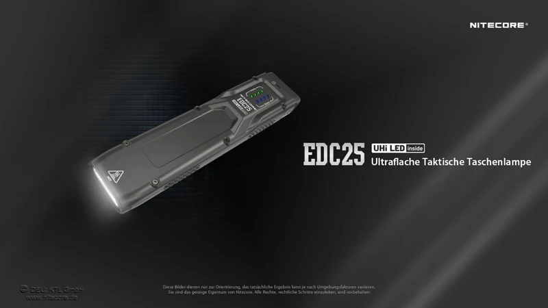 Nitecore Taschenlampe EDC25 - 3000 Lumen