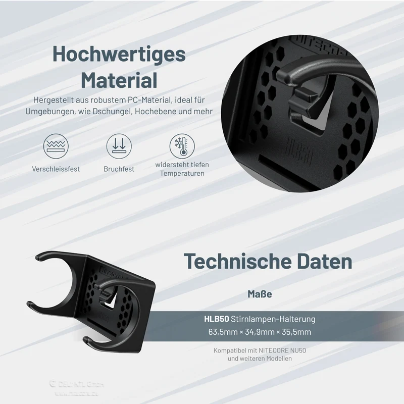 Nitecore Aufnahme für NU2X-Modelle