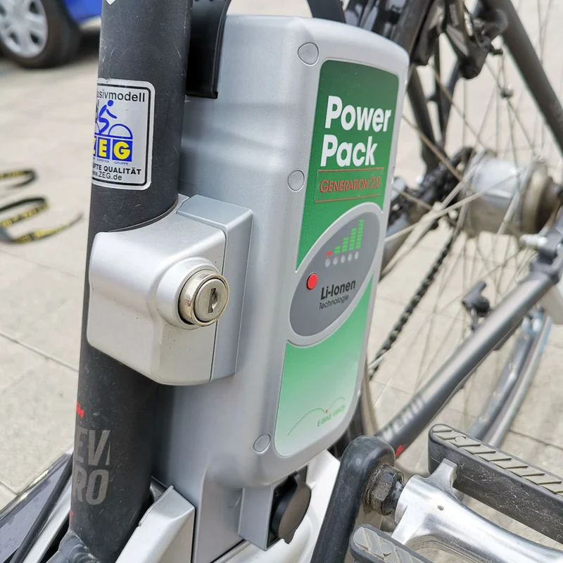 E-Bike Vision BikeTec i:SY 20 Zoll Eco Premium 20 Ah Powerpack E-Bike Nachbau Akku 26 Volt 510 Wh