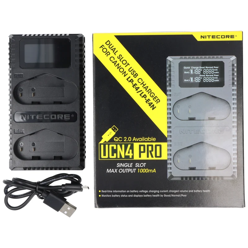 Nitecore UCN4 PRO - für Canon Cameras