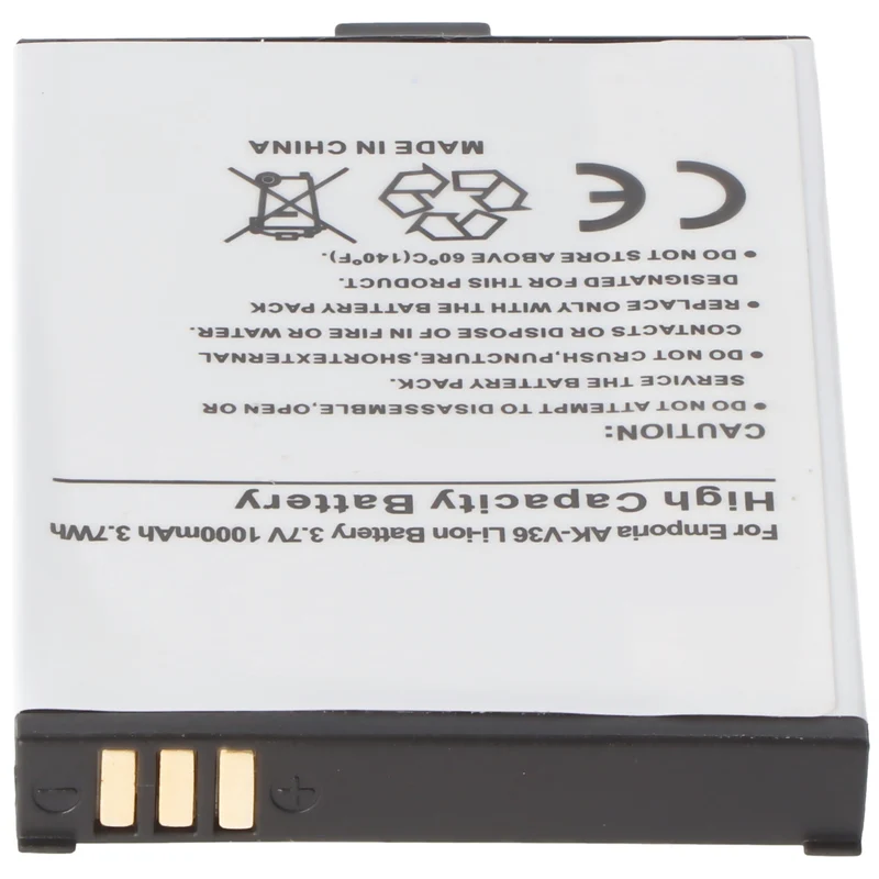 AccuCell Emporia AK-V35 Elegance Li-Ion Akku von AccuCell auch passend für AK-V36, AK-V37, AK-V38