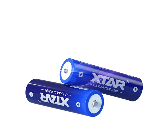 XTAR 1,5V AA CLR 3300 Li-Ion Akku | 2000 mAh Konstante Spannung & Akkuwechselanzeige