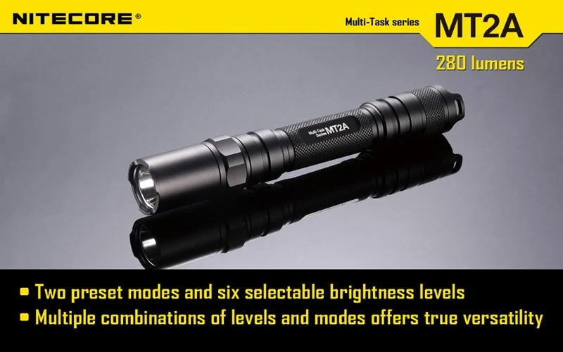 Nitecore MT2A LED Taschenlampe CREE XP-G2 R5 345 Lumen