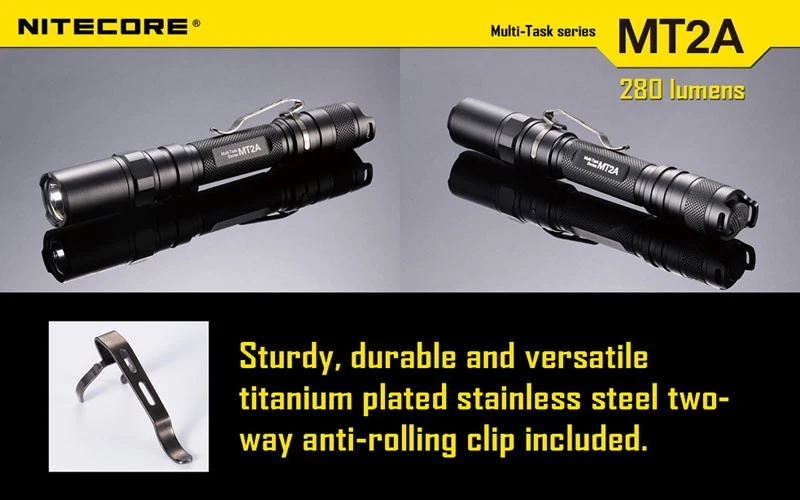 Nitecore MT2A LED Taschenlampe CREE XP-G2 R5 345 Lumen