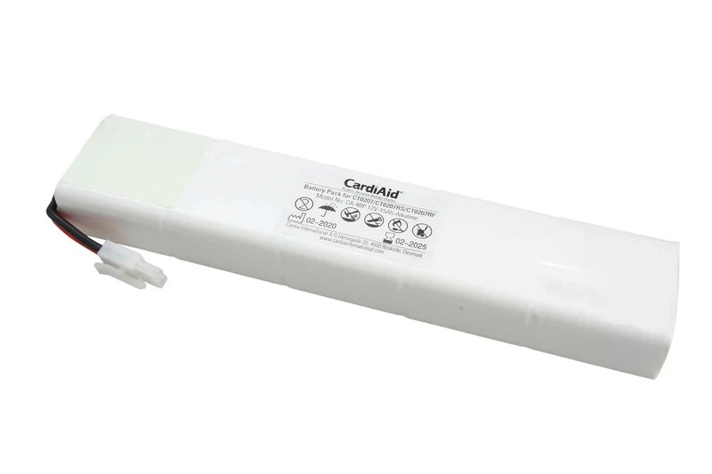 CardiAid Medizintechnik-Akku 12V Alkaline Battery Pack CA-4BP für CT0207 15,0Ah