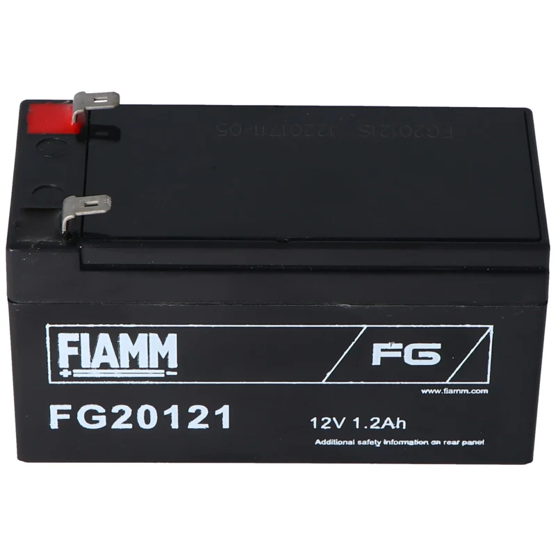 Fiamm FG20121 Akku 1200mAh Blei Akku 12 Volt mit 1200mAh, 2mal 4,8mm Steckkontakte