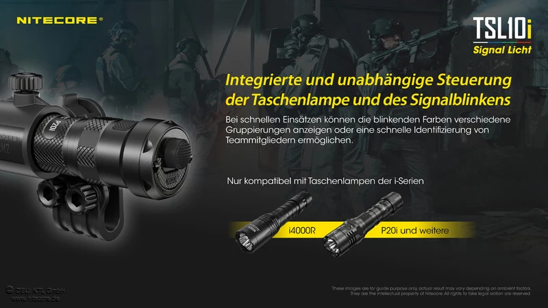 Nitecore Signal-Endkappe für i-Generation Lampen