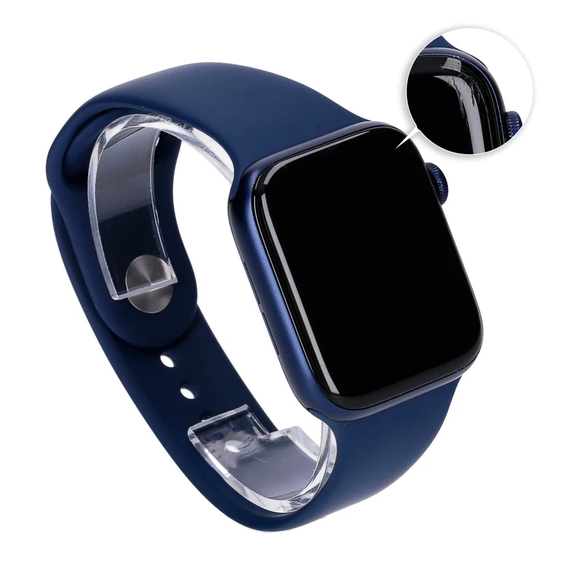 Apple Watch Series 6 44mm GPS + 4G Blau Aluminiumgehäuse mit Sportarmband Deep Navy