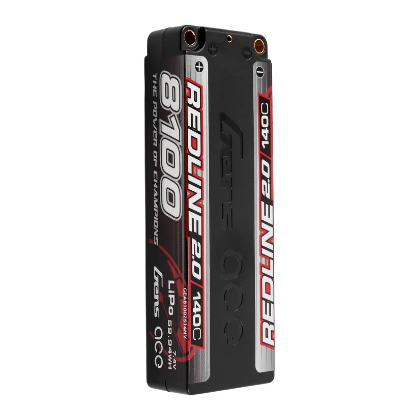 Gens Ace Redline 2.0 8100mAh 7.4V 140C 2S HardCase 58# Lipo-Akku