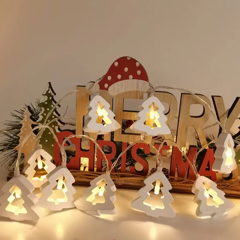Modee LED-Lichterkette – 90 cm, 10 LEDs, warmweiß, sorgt für stimmungsvolles Ambiente im Innenbereich