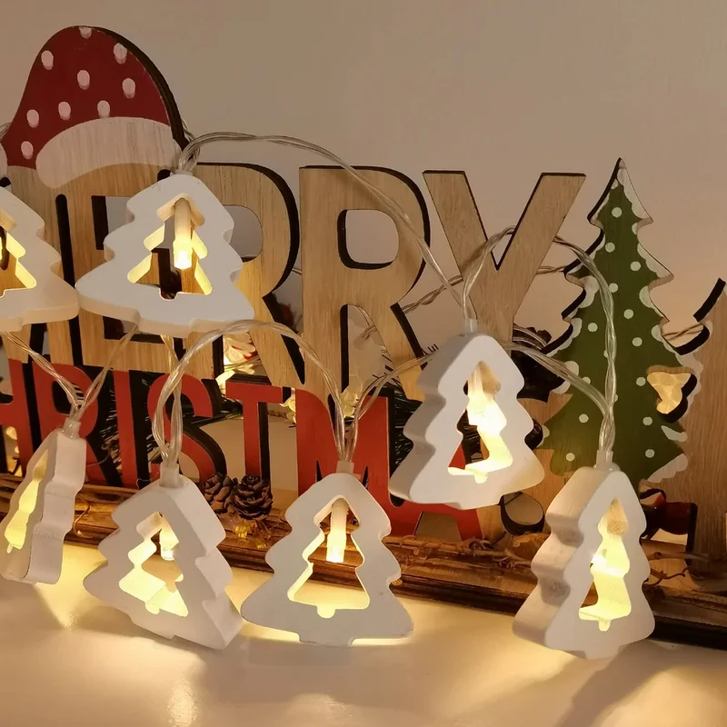 Modee LED-Lichterkette – 90 cm, 10 LEDs, warmweiß, sorgt für stimmungsvolles Ambiente im Innenbereich