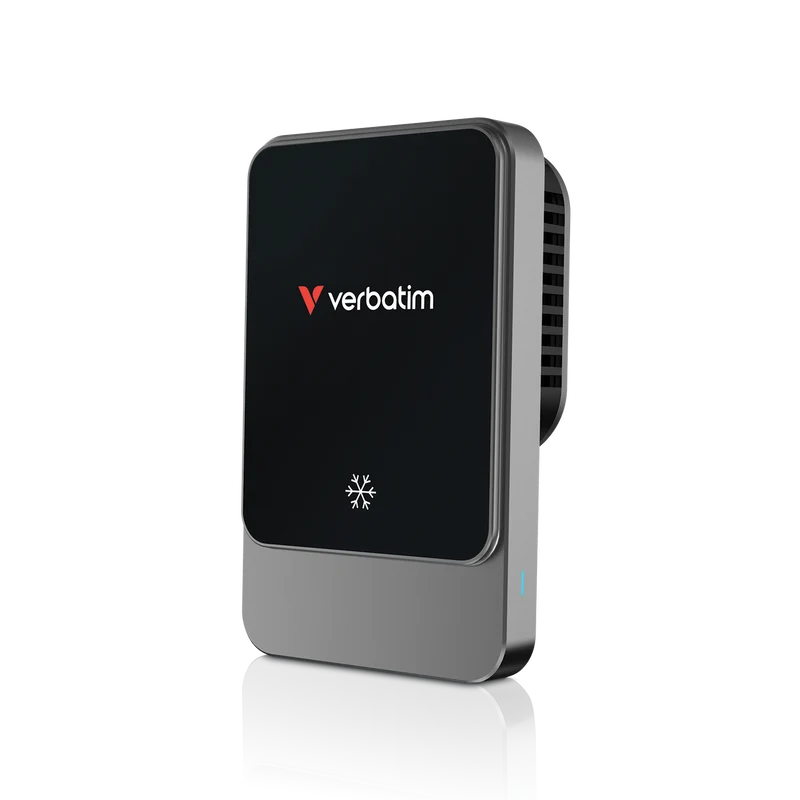 Verbatim Wireless Charger, KFZ, Qi, Magnetic, RGB, CND-03 15W, Kabel USB-C, 1m, schwarz, Retail