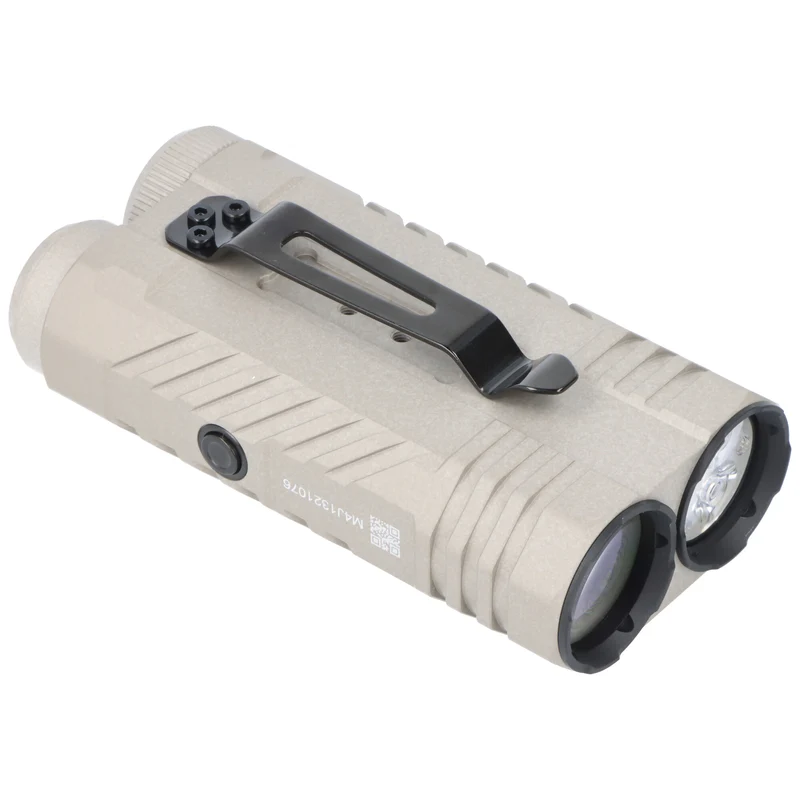 AceBeam Terminator M2 LED-Taschenlampe mit 2.000 Lumen, mit Spot-, Flut-, und AUX-Licht, schwarz