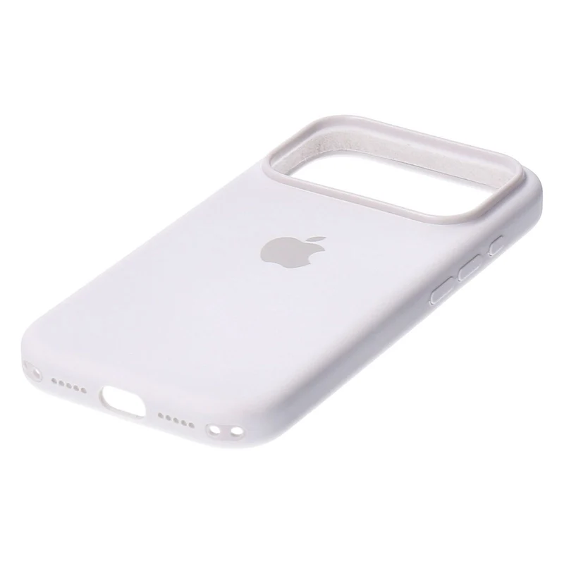 Apple Silikon Case iPhone 17 Pro Weiß mit Magsafe