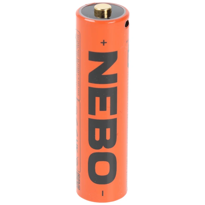 NEBO 18650 Li-Ion Akku – 3,7 V / 3200 mAh mit USB-C