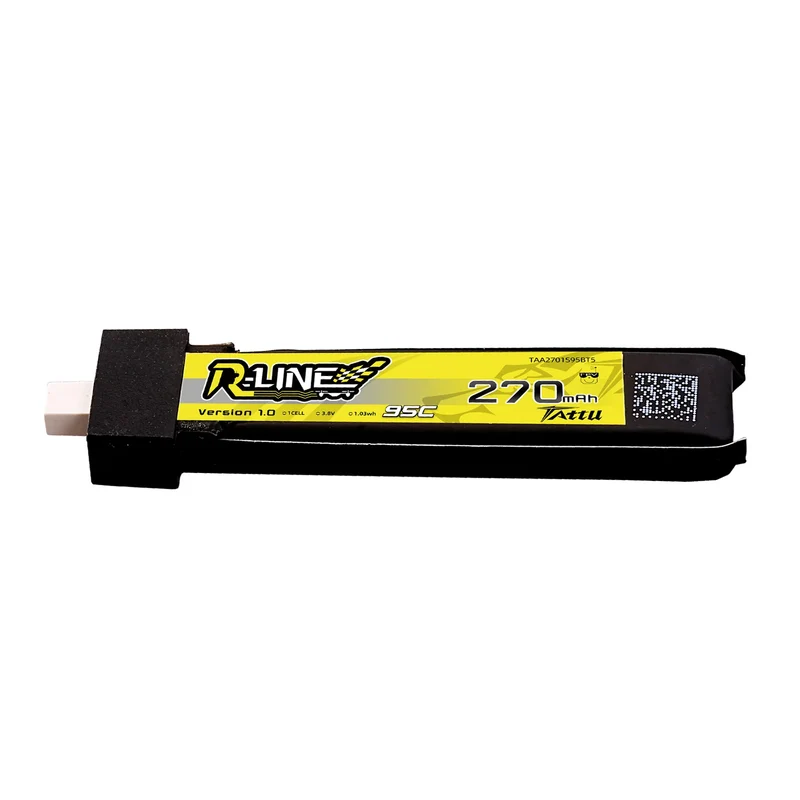 Tattu 270mAh 1S 95C 3,8V HV LiPo-Akku mit BT2.0-Stecker ( 5 St. )