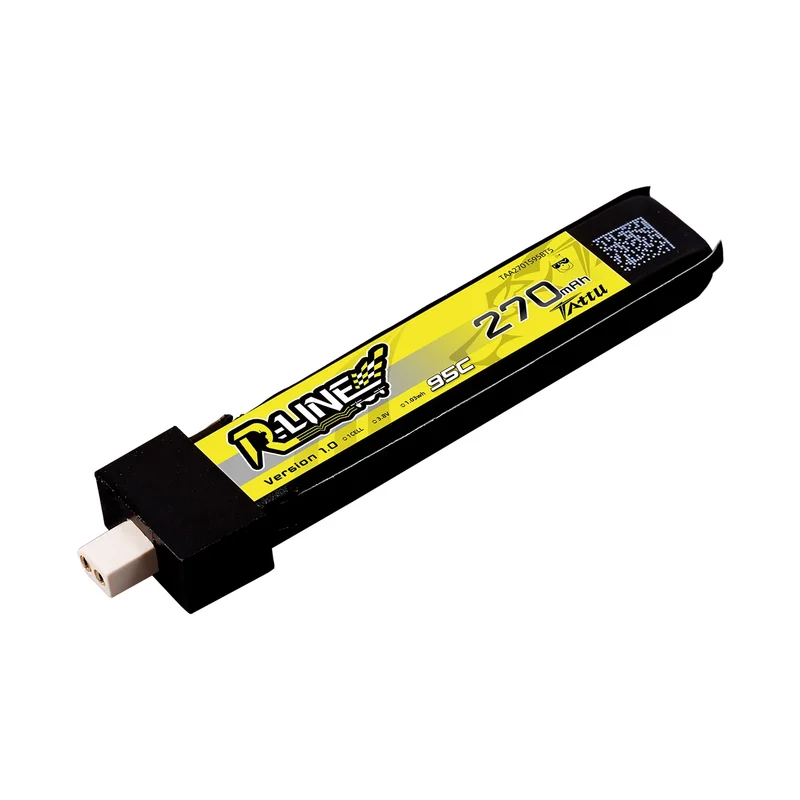 Tattu 270mAh 1S 95C 3,8V HV LiPo-Akku mit BT2.0-Stecker ( 5 St. )