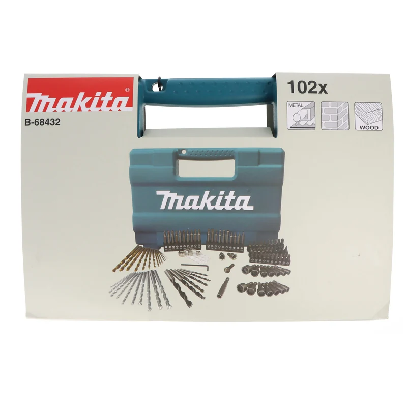 Makita B-68432 Bohrer-Bit-Set 102tlg, auch ideal als Geschenk für Heimwerker