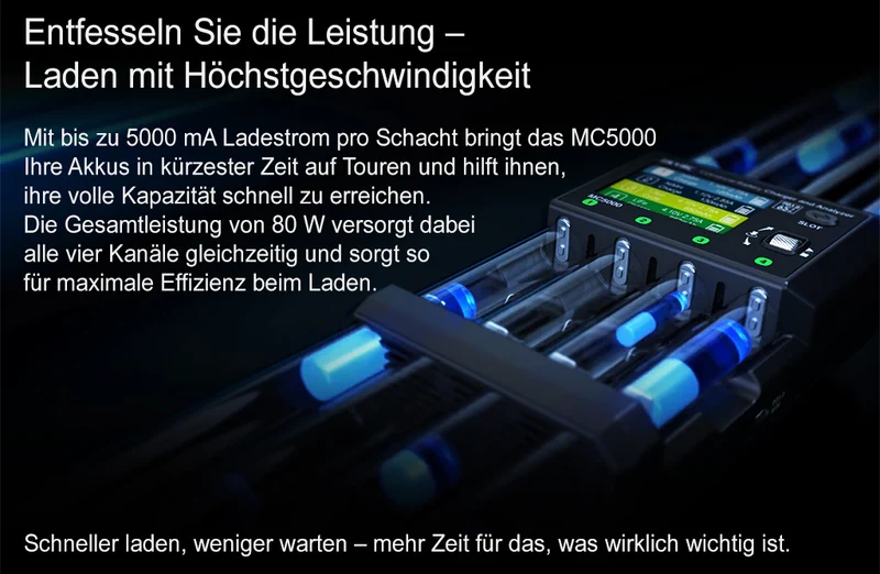SkyRC MC5000 professionelles Universal-Analyse-Ladegerät für alle Akku-Typen
