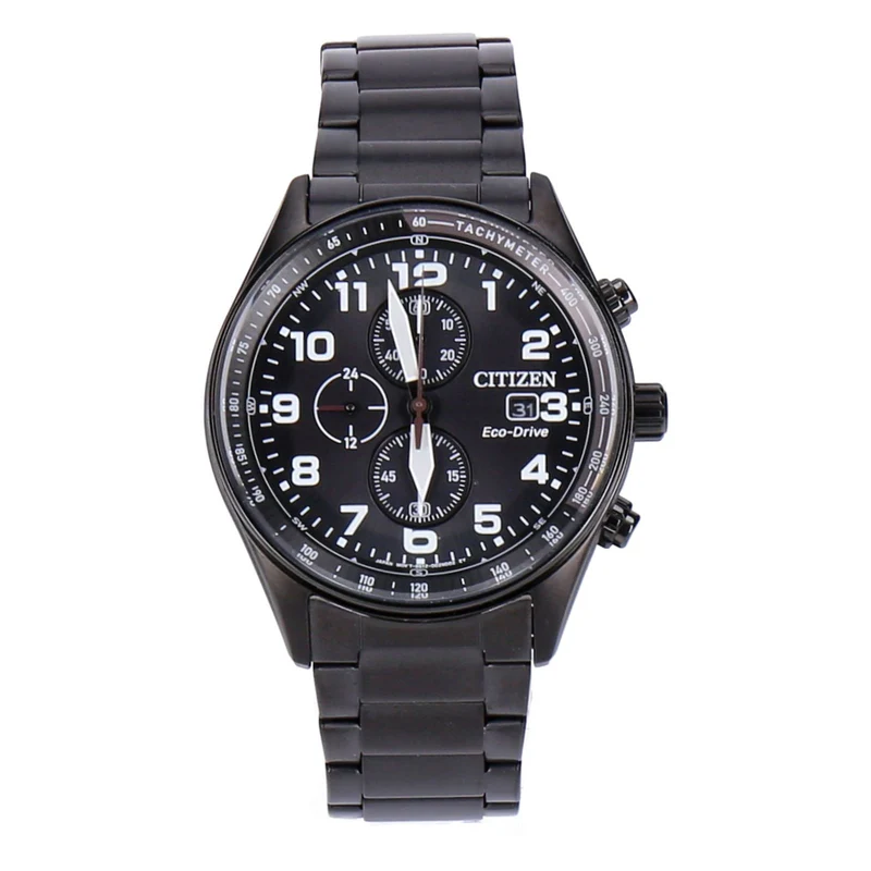 Citizen CA0775-79E Chronograph Edelstahl schwarz