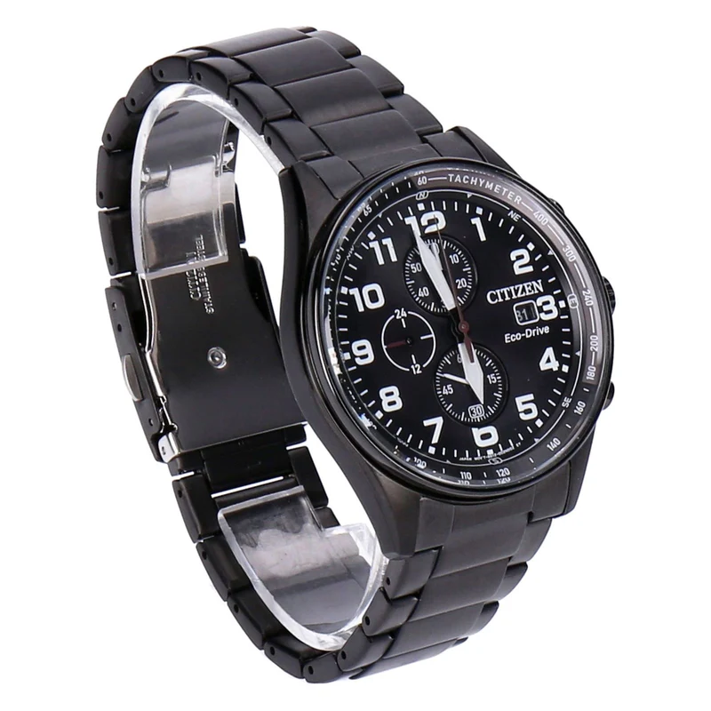 Citizen CA0775-79E Chronograph Edelstahl schwarz