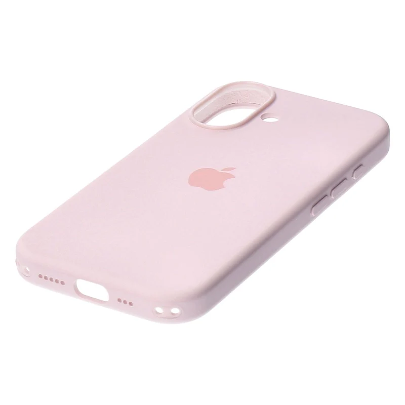 Apple Silikon Case iPhone 17 Hellrosa mit Magsafe