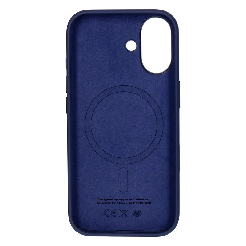 Apple Silikon Case iPhone 17 Mitternacht mit Magsafe