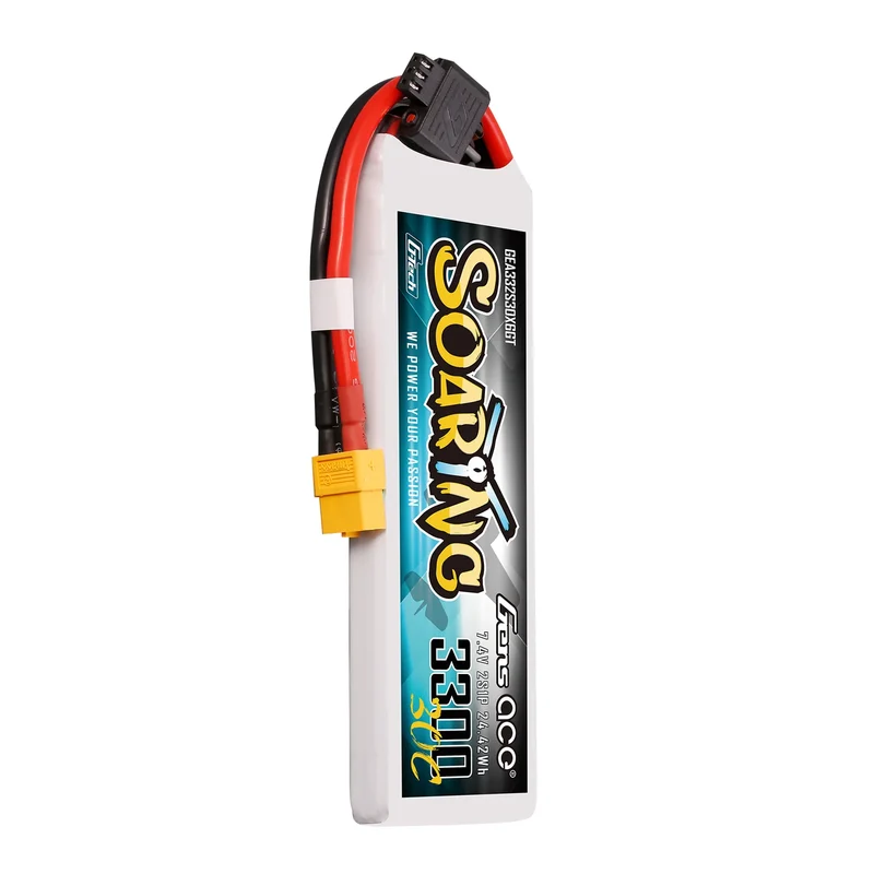 Gens Ace Soaring 3300mAh 2S 30C 7,4V G-Tech Lipo-Akku mit XT60-Stecker