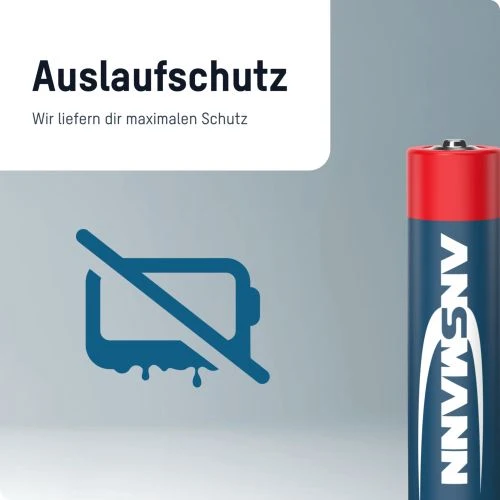 Ansmann Alkaline Batterie Micro AAA, LR03 und Mignon AA1,5 Volt, 40er Sparpack, perfekt für den alltäglichen Gebrauch