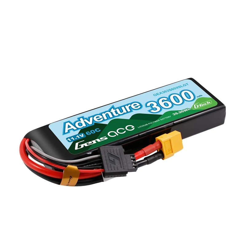 Gens Ace 3600mAh 3S 60C HV LiPo-Akku mit XT60 | Adventure | G-Tech