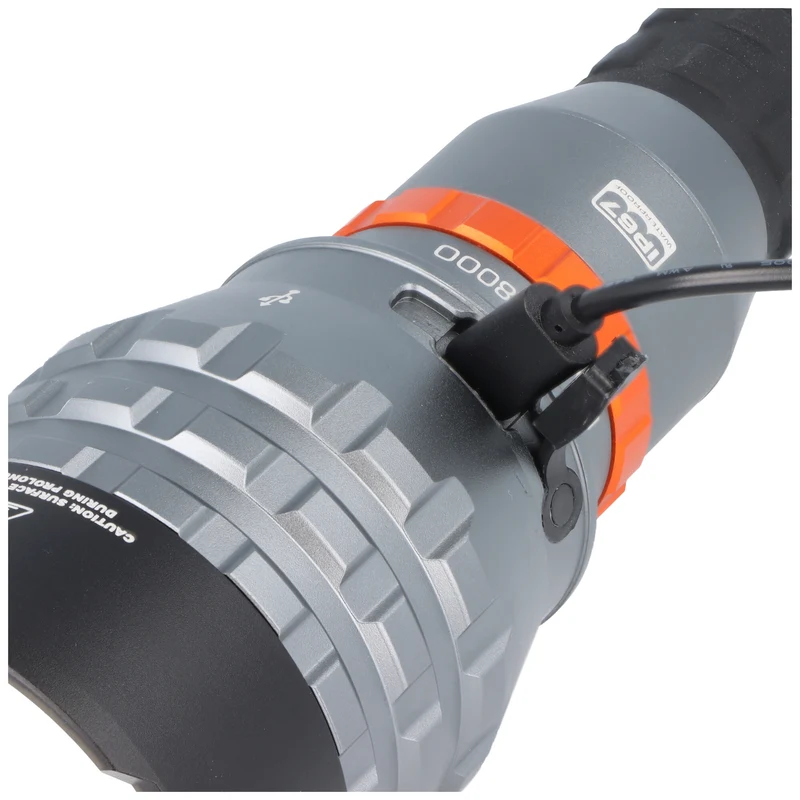 NEBO Davinci 18000 LED Taschenlampe, 18000 Lumen, bis zu 253 Meter Leuchtweite, wiederaufladbar