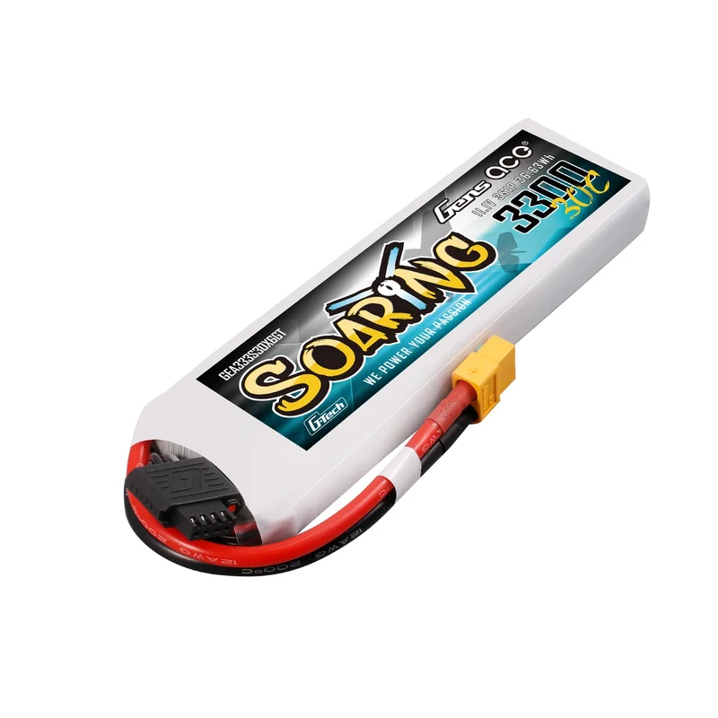 Gens Ace Soaring 3300mAh 3S 11,1V 30C G-Tech Lipo-Akku mit XT60-Stecker