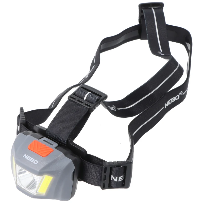 NEBO EINSTEIN DUO 400 Flex; kompakte LED Stirnlampe mit 400 Lumen, verschiedene Leuchtmodi