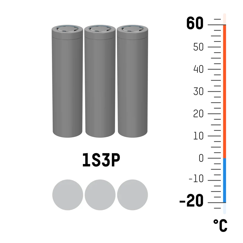 Ansmann Lithium-Ionen Akkupack 3,63 Volt / 10500 mAh / 1S3P, ideal für mobile Anwendungen