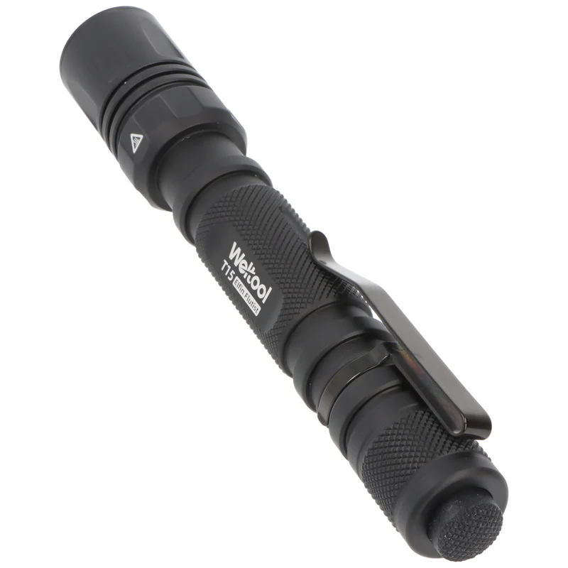 Weltool T15 – taktische LED-Stiftlampe mit 1.400 Lumen und 464 m Reichweite (schwarz)