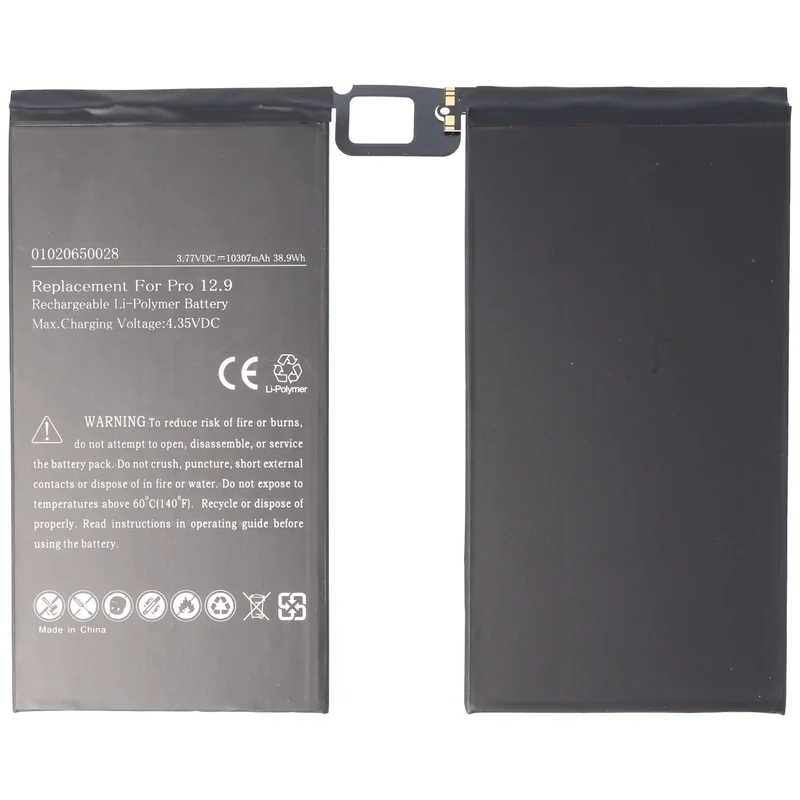 AccuCell Akku passend für den Apple iPad Pro 12.9 Akku A1577, A1584, A1652, iPad Pro, iPad Pro 12.9, iPad Pro 12.9"