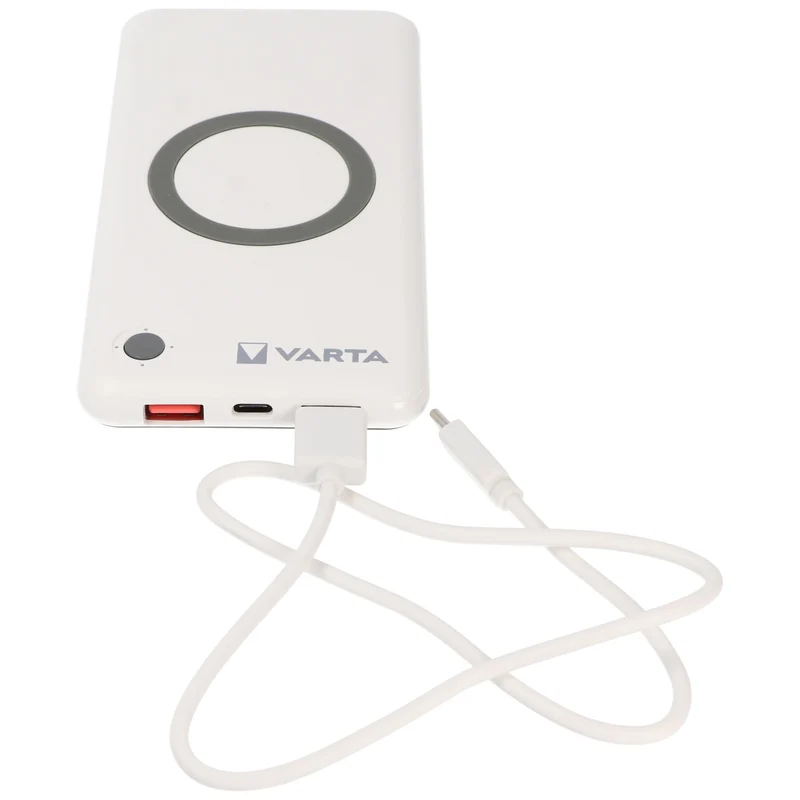 Varta Akku Powerbank, 3,7V/10.000mAh, Wireless, 2xUSB-A/1xUSB-C, QC 3.0, Power Delivery
