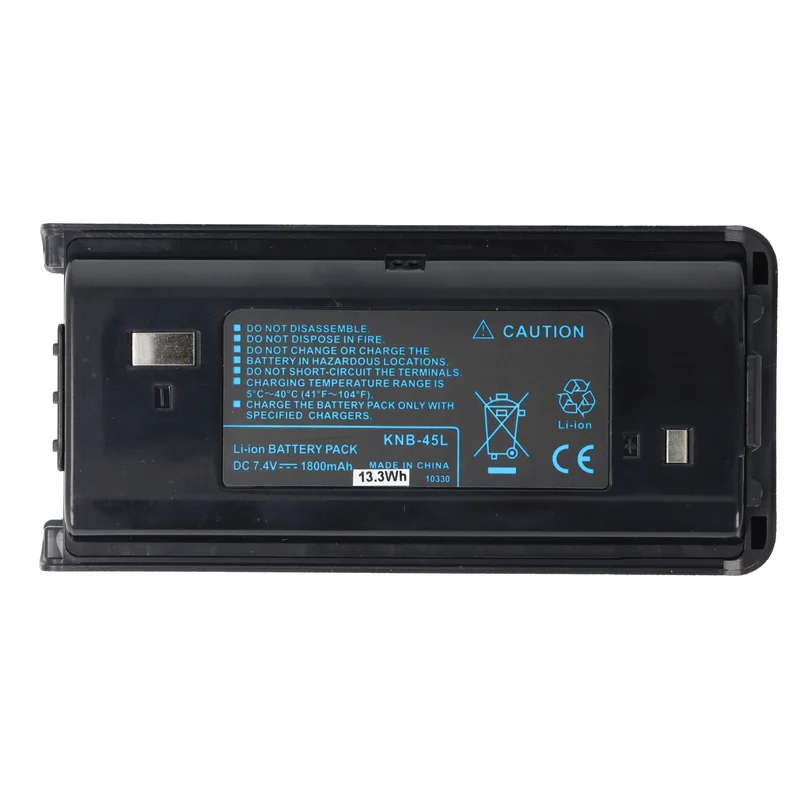 AccuCell Lithium-Ionen Akku passend für Kenwood KNB-45Li, Kenwood TK2200, TK3200, 7,4 Volt 1800mAh 13,3 Wh