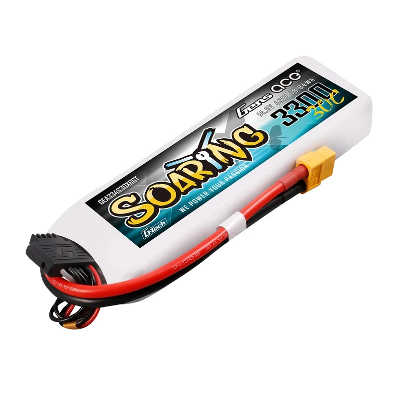 Gens Ace Soaring 3300mAh 4S 14,8V 30C G-Tech Lipo-Akku mit XT60-Stecker