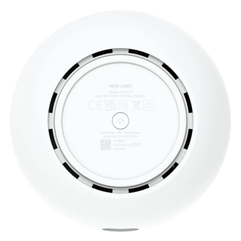 Ubiquiti Dream 7 WLAN-Router 2.5 Gigabit Ethernet Tri-Band (2,4 GHz/5 GHz/6 GHz) Weiß