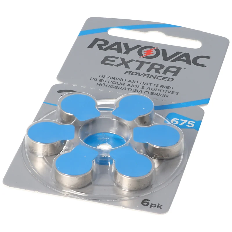 Rayovac Extra Advanced Hörgerätebatterie HA675, PR44, 4600, Acoustic Special