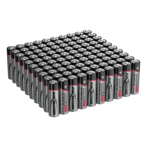 Ansmann Alkaline Batterie Mignon AA, LR06 1,5 Volt, 100er Sparpack, perfekt für den alltäglichen Gebrauch