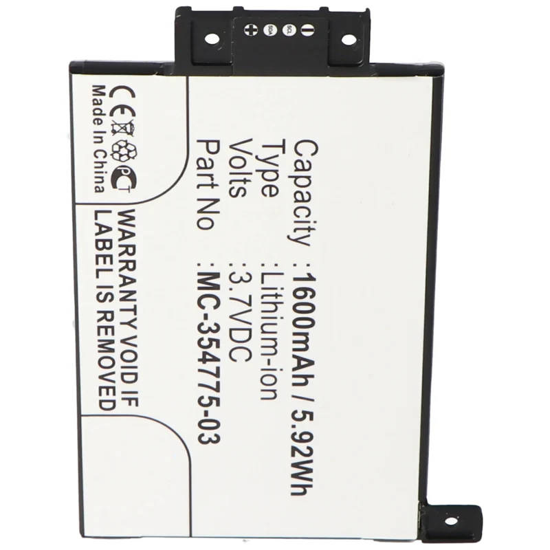 AccuCell Akku passend für Amazon Kindle Paperwhite 2014, EY21, DP75SDI, 170-1056-00 3,7 Volt 1600mAh mit 4 Kontakten