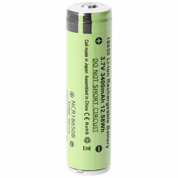 Panasonic 18650 3400mAh Li-Ion Akku Schutzschaltung