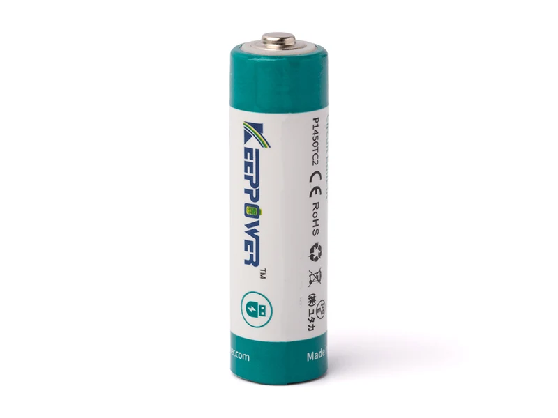 Keeppower AA 1,5 V Li-Ion-Akku mit 3100 mAh* mit Batteriewechsel-Erkennung für Verbraucher