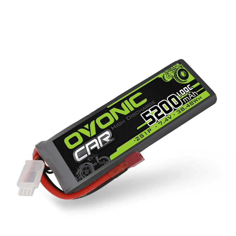 Ovonic Car 100C 2S1P 5200mAh 7,4V LiPo-Akku mit Deans-Stecker (2 St.)