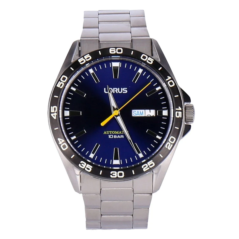 Lorus Herren Automatik Armbanduhr Edelstahl